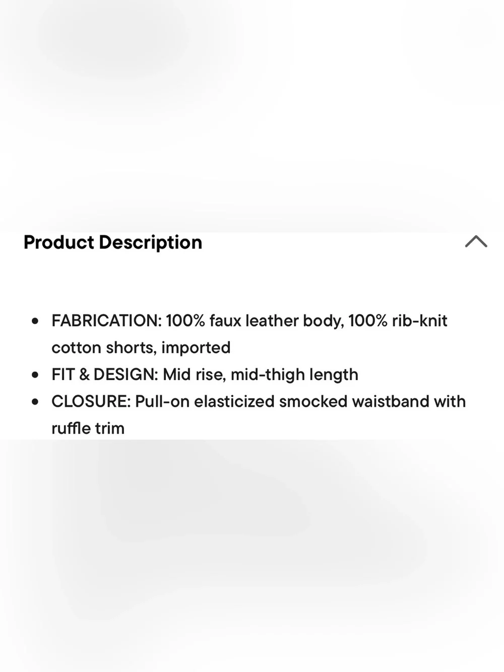 Gymboree Black Pleated Faux Leather Skirt